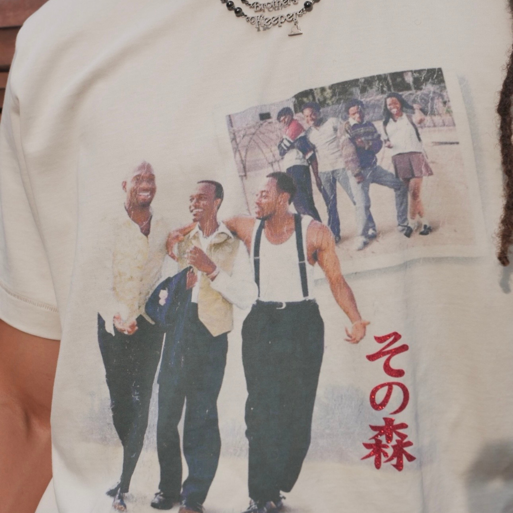 THE WOOD VINTAGE TEE WHITE